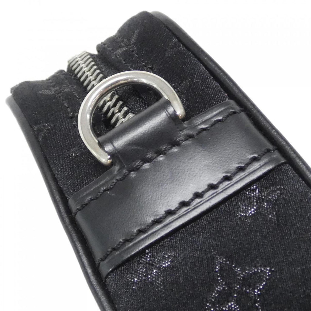 Louis Vuitton Black Satin Pochette Pouch (Pre-Owned)