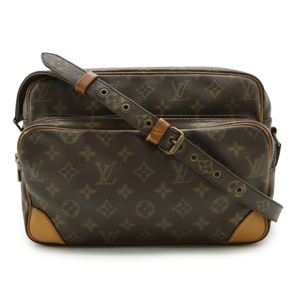 Louis Vuitton Black Brown Monogram Monogram Shoulder Bag (Pre-Owned)