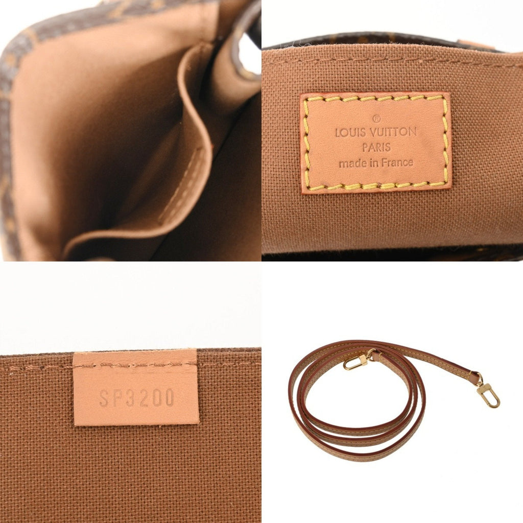 Louis Vuitton Brown Monogram Canvas Handbag (Pre-Owned)