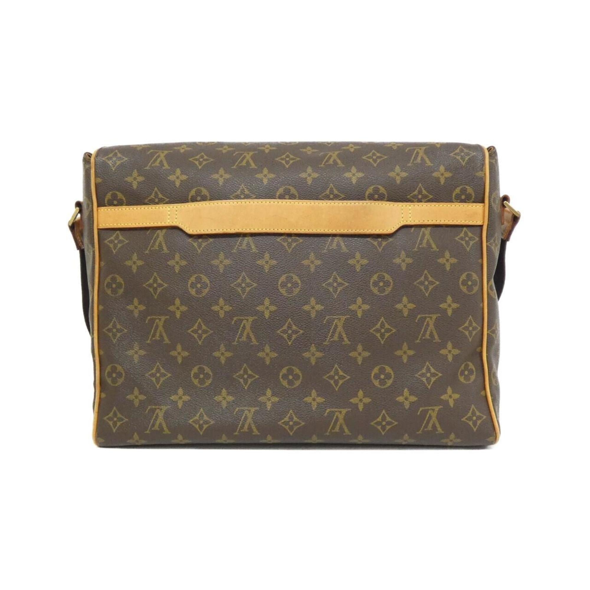 Louis Vuitton Marron Coated Canvas Shoulder Bag (Pre-Owned)