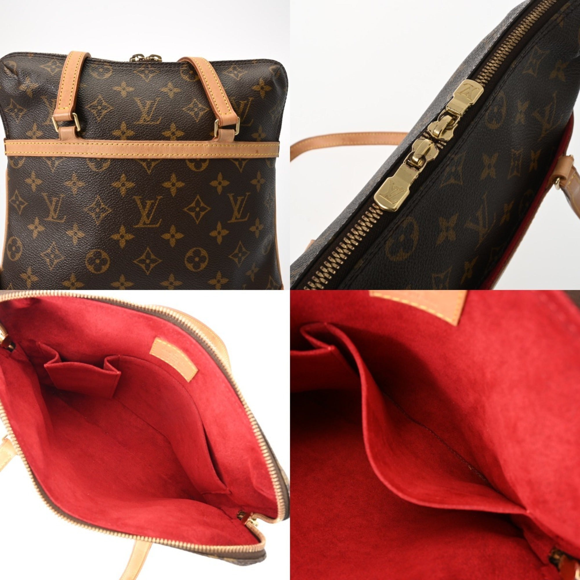 Louis Vuitton Brown Monogram Canvas Shoulder Bag (Pre-Owned)
