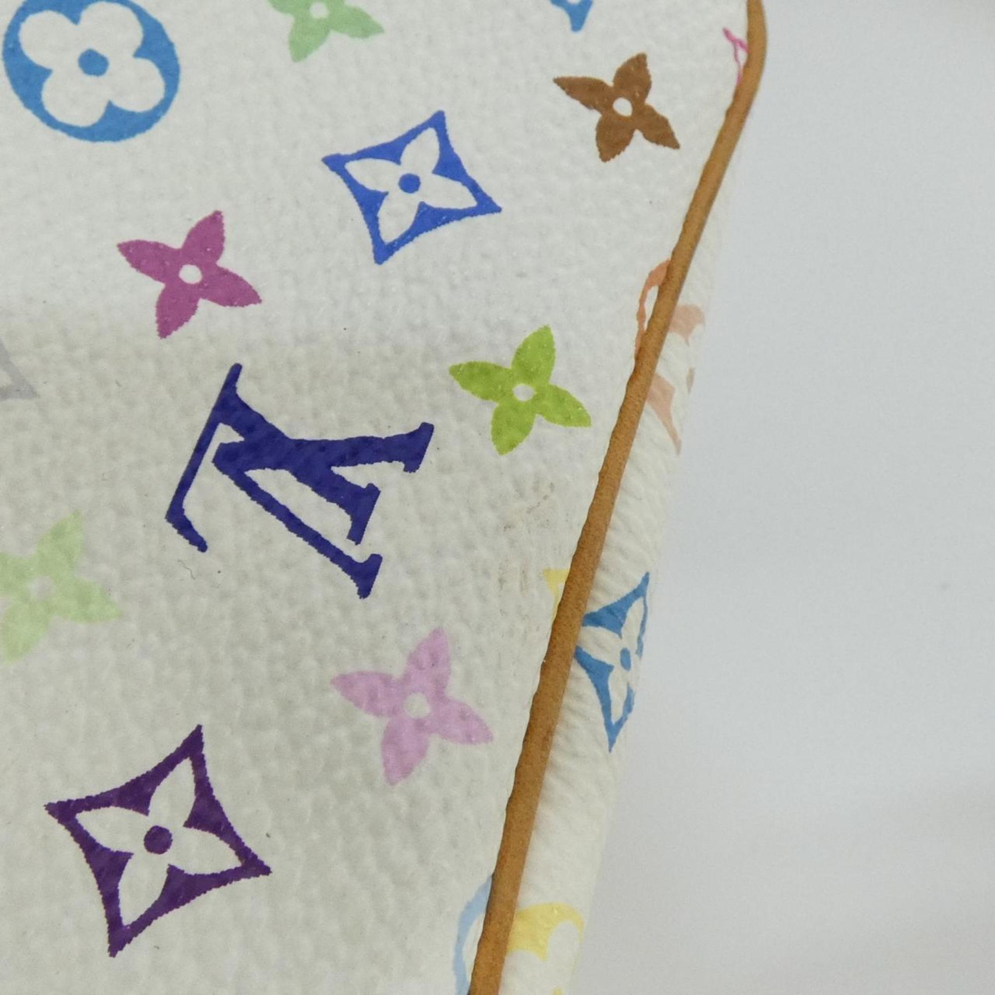 Louis Vuitton White Coated Canvas Pouch (Pre-Owned)