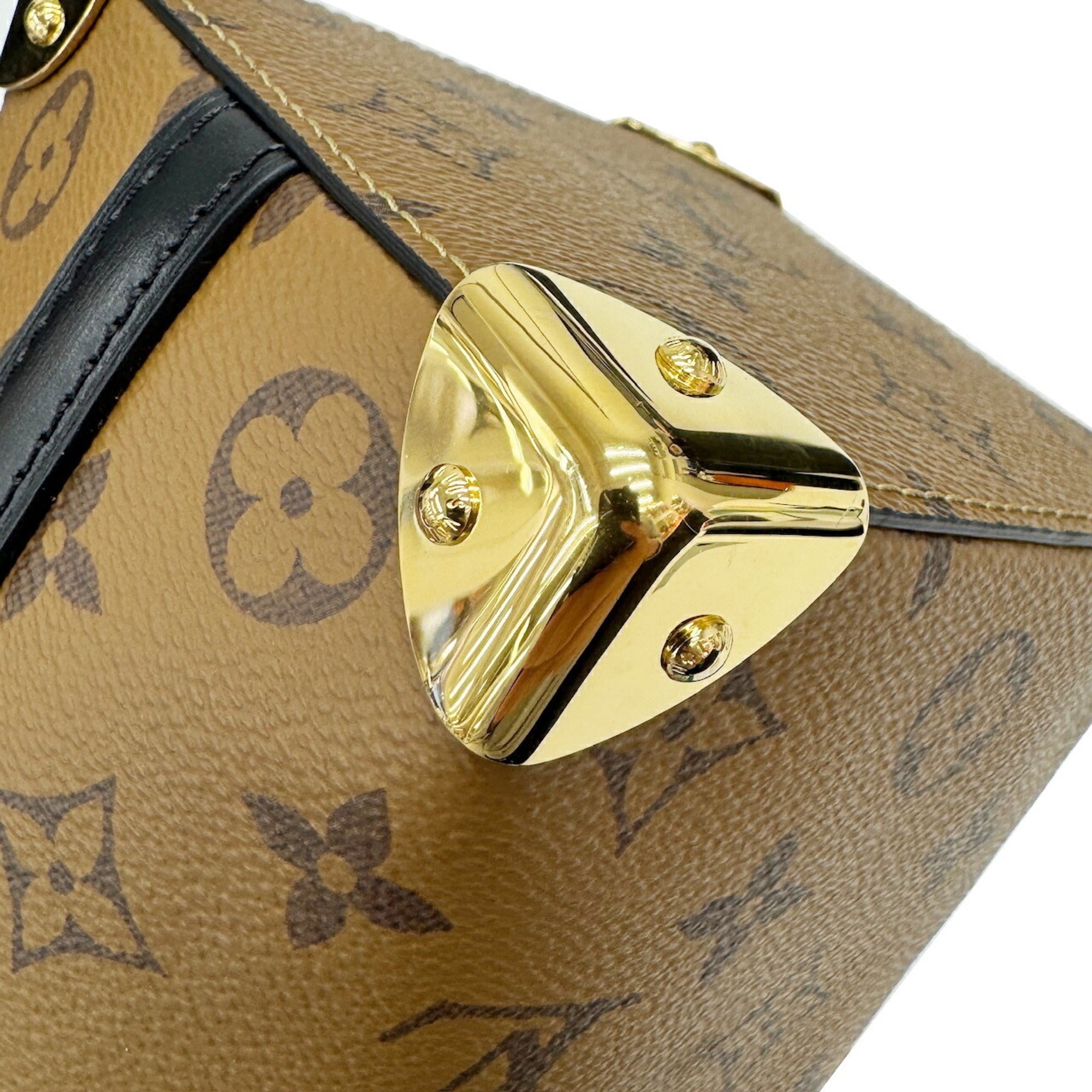 Louis Vuitton Monogram Reverse Brown Monogram Reverse Handbag Shoulder Bag (Pre-Owned)
