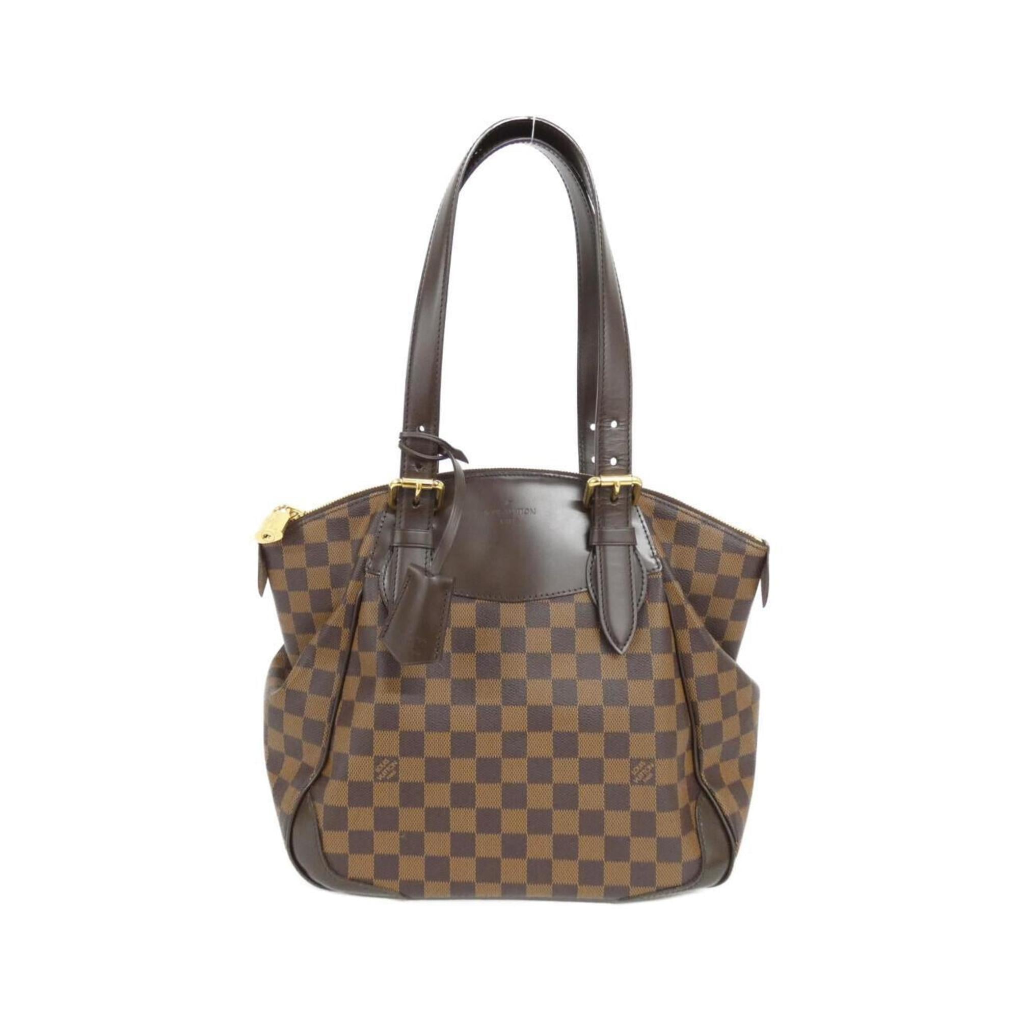 Louis Vuitton Brown Coated Canvas Shoulder Bag (Pre-Owned)