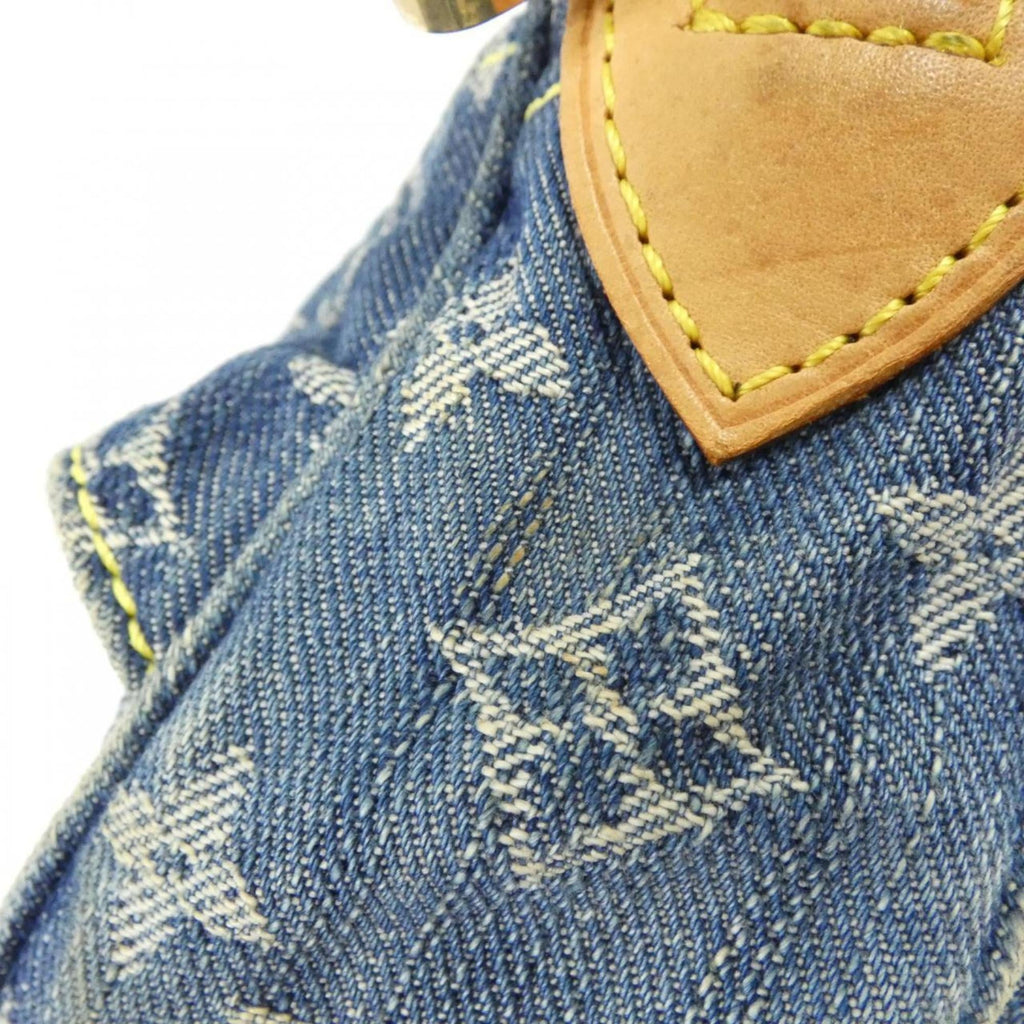 Louis Vuitton Monogram Denim Blue Monogram Denim Shoulder Bag (Pre-Owned)
