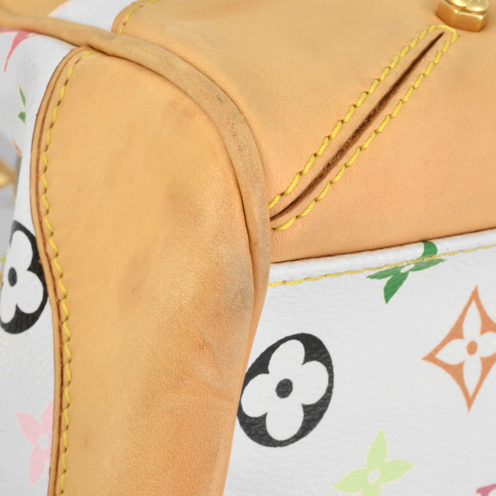 Louis Vuitton Blanc Monogram Multicolore Tote Bag (Pre-Owned)