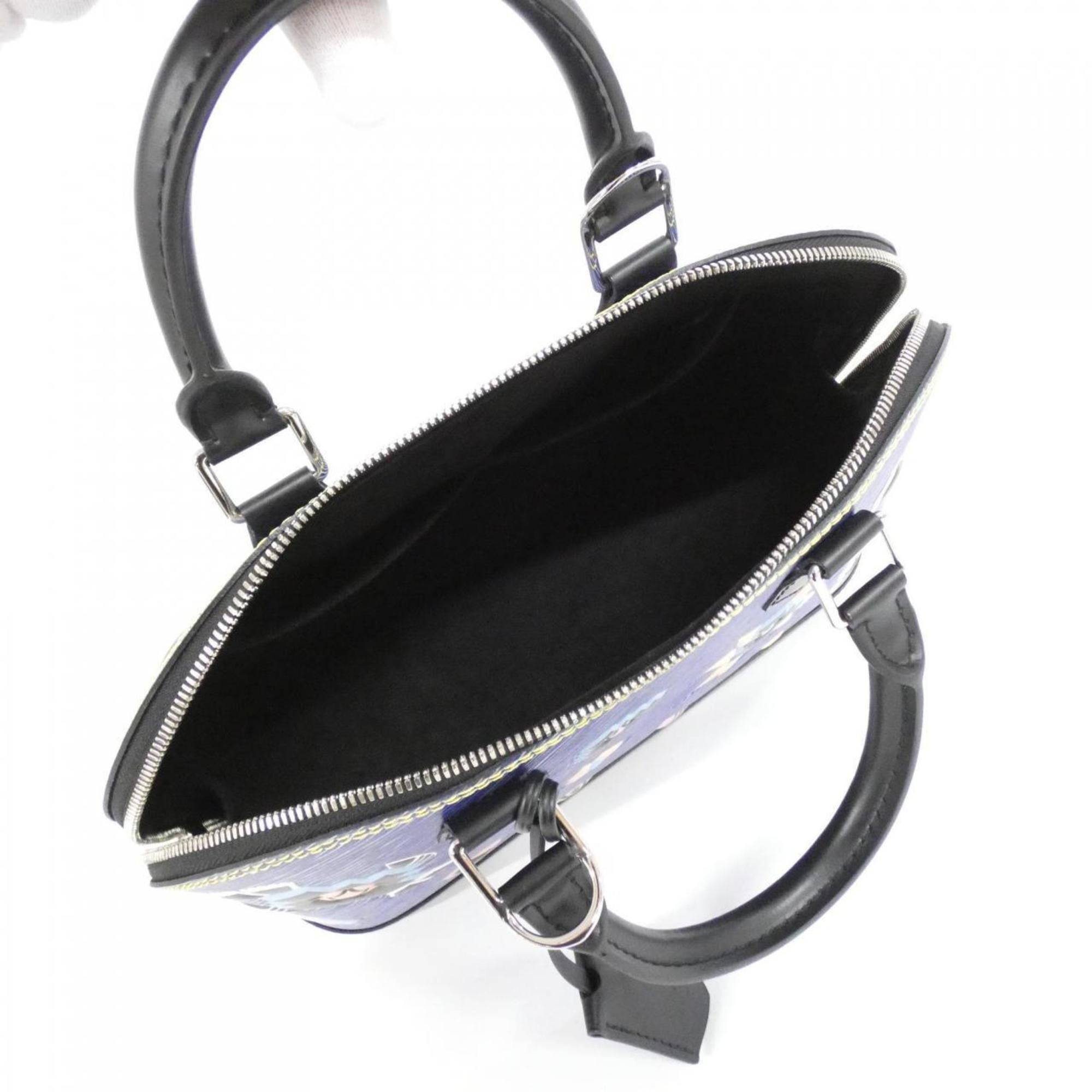 Louis Vuitton Blue Leather Handbag (Pre-Owned)