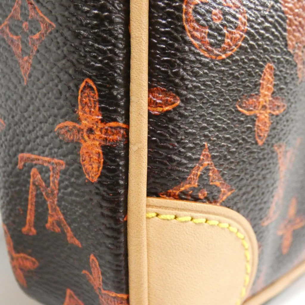 Louis Vuitton Marron Coated Canvas Shoulder Bag (Pre-Owned)