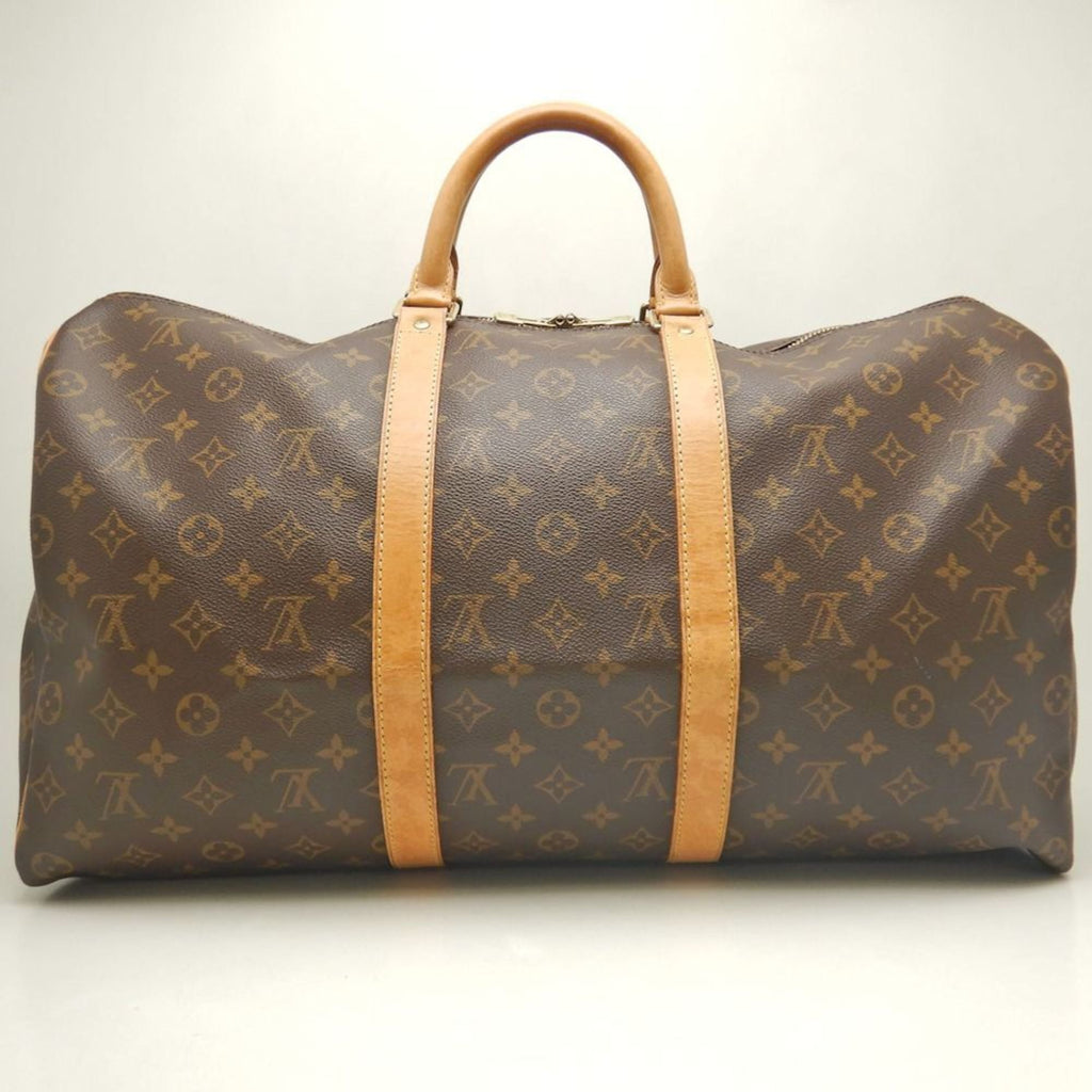 Louis Vuitton Monogram Brown Pvc Boston Bag (Pre-Owned)