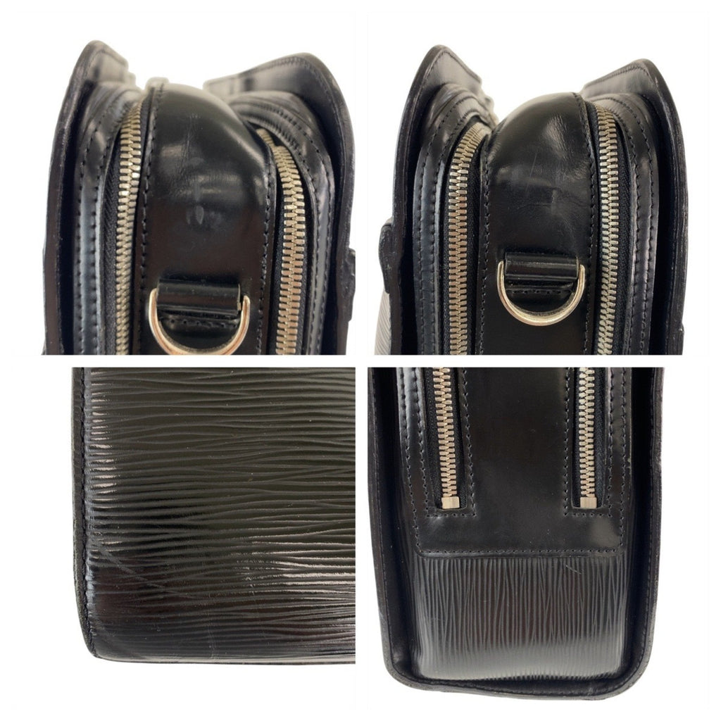 Louis Vuitton Black Noir Epi Leather Briefcase (Pre-Owned)