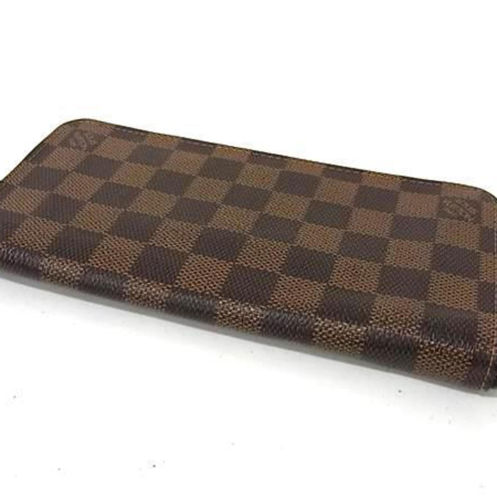 Louis Vuitton Damier Brown Ebene Long Wallet (Bi-Fold) (Pre-Owned)