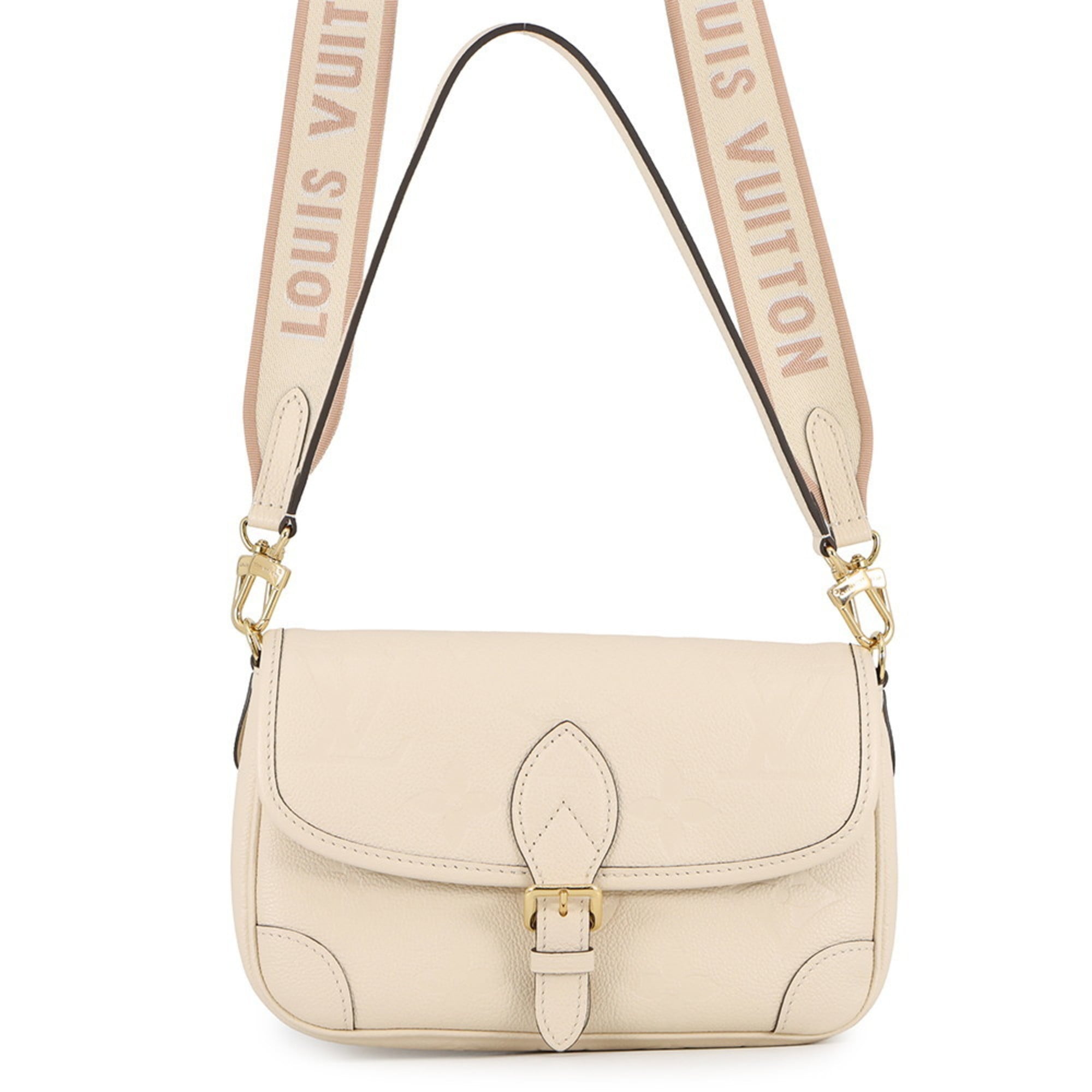 Louis Vuitton Gold Monogram Empreinte Shoulder Bag (Pre-Owned)