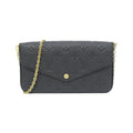 Louis Vuitton Monogram Empreinte Black Leather Pochette Shoulder Bag (Pre-Owned)