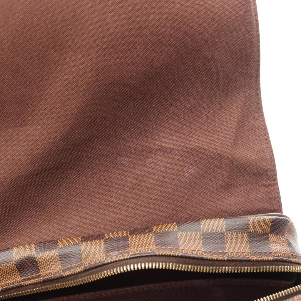 Louis Vuitton Brown Damier Canvas Coated Canvas Leather Damier Canvas Handbag Shoulder Bag (Pre-Owned)
