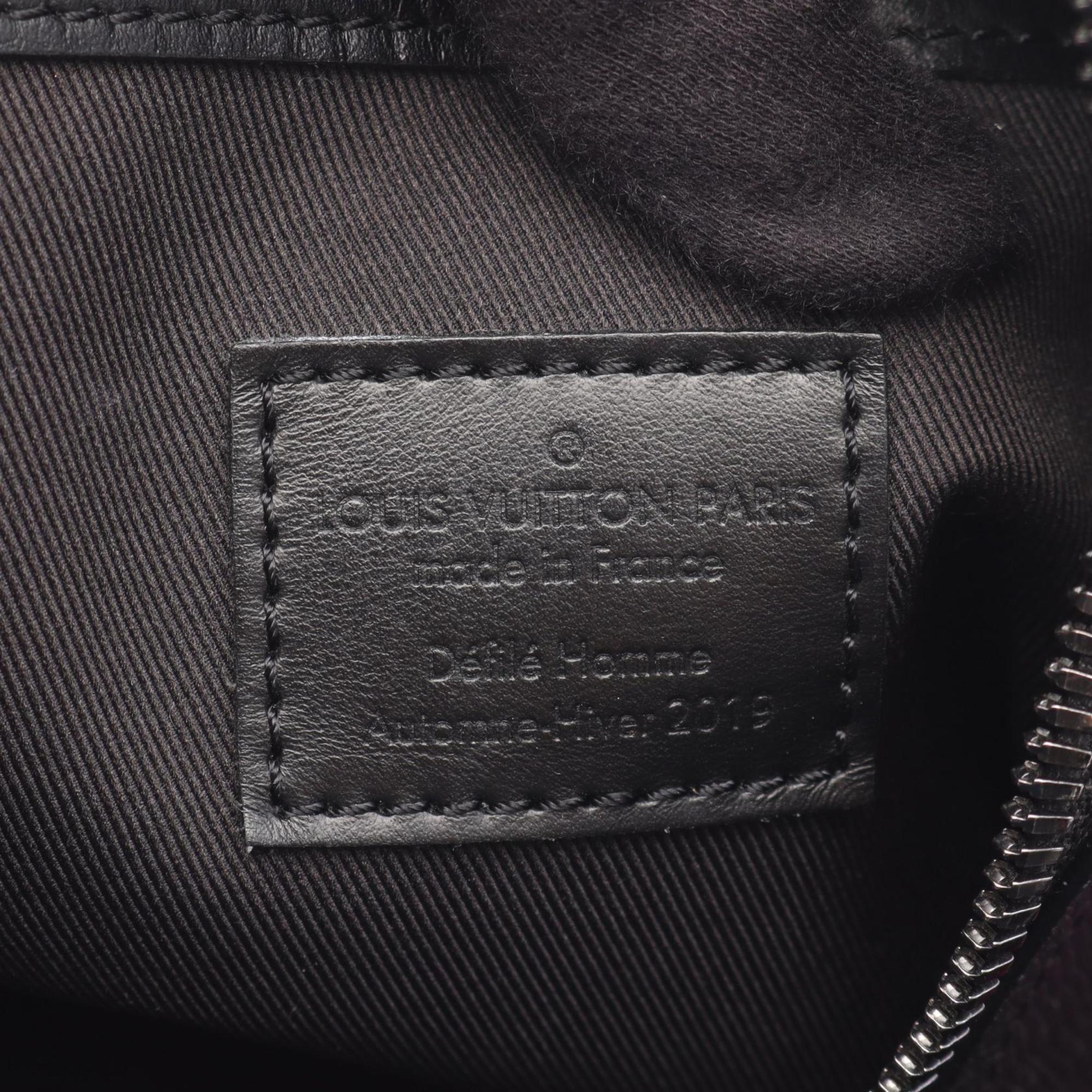 Louis Vuitton Black Multi-Color Noir Leather Boston Bag (Pre-Owned)