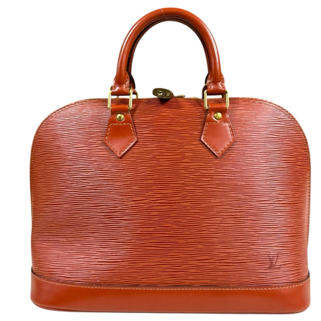 Louis Vuitton Brown Kenyan Brown Epi Leather Handbag (Pre-Owned)