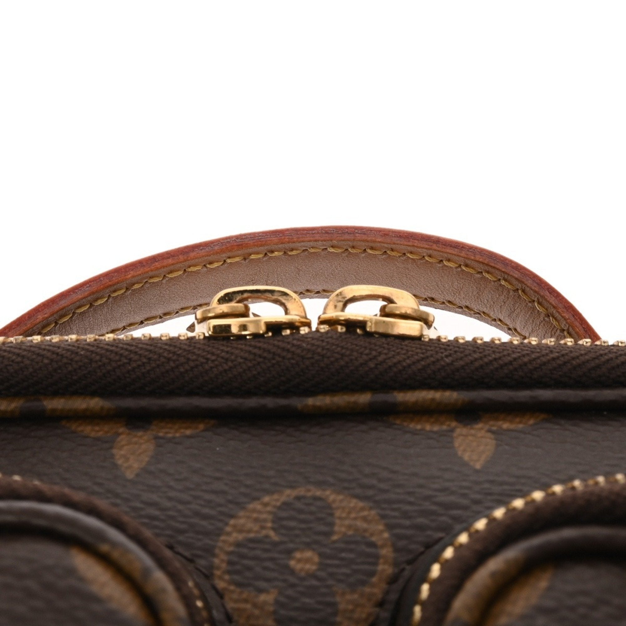 Louis Vuitton Brown Monogram Canvas Shoulder Bag (Pre-Owned)