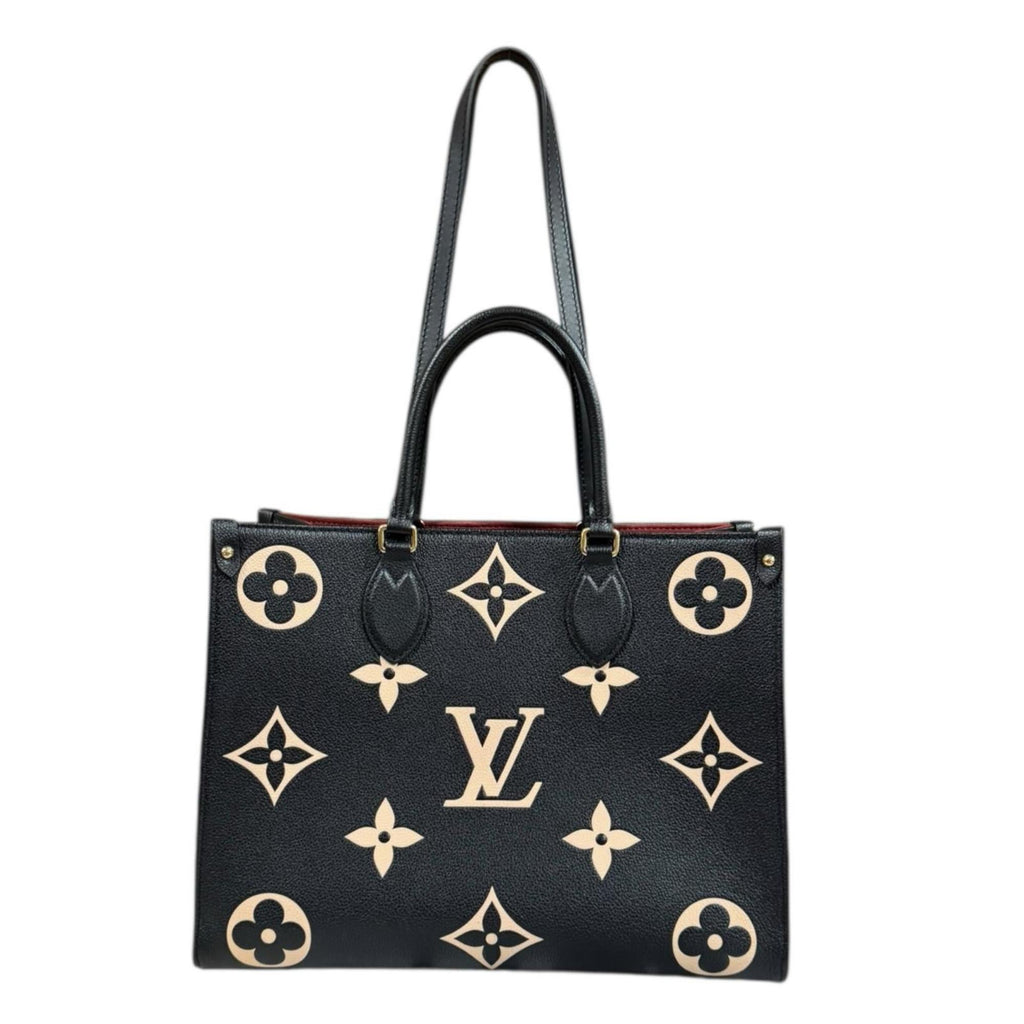 Louis Vuitton Beige Black Monogram Empreinte Shoulder Bag (Pre-Owned)