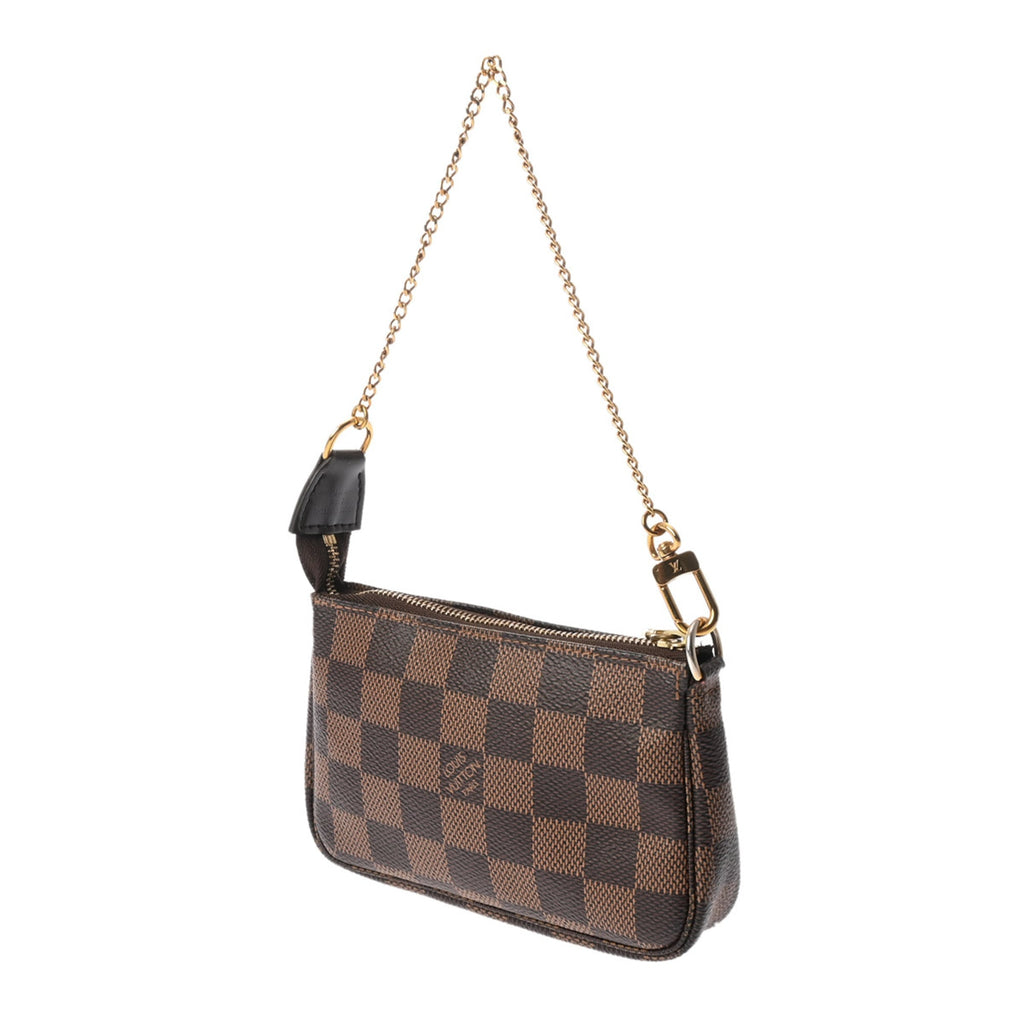 Louis Vuitton Damier Brown Damier Canvas Pochette Pouch (Pre-Owned)