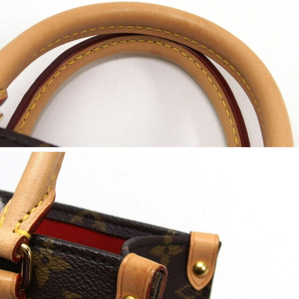 Louis Vuitton Brown Monogram Canvas Handbag Shoulder Bag (Pre-Owned)