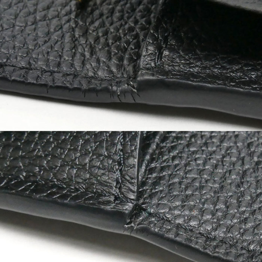 Louis Vuitton Black Monogram Empreinte Long Wallet (Bi-Fold) (Pre-Owned)