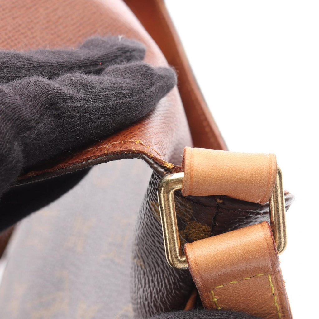 Louis Vuitton Brown Coated Canvas Pvc Monogram Leather Shoulder Bag (Pre-Owned)