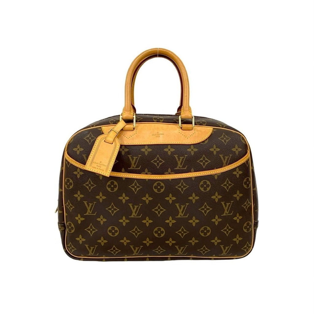Louis Vuitton Brown Leather Pvc Boston Bag Handbag (Pre-Owned)