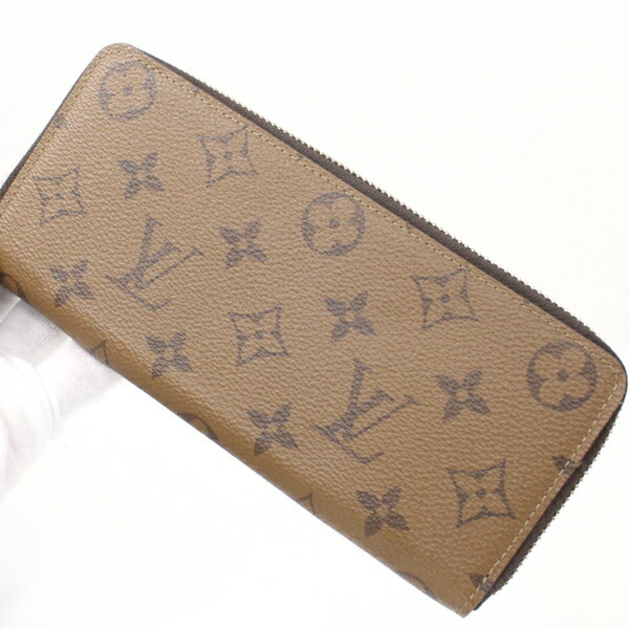 Louis Vuitton Monogram Reverse Light Brown Monogram Reverse Long Wallet (Bi-Fold) (Pre-Owned)