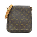 Louis Vuitton Marron Coated Canvas Shoulder Bag (Pre-Owned)