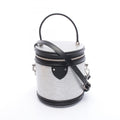 Louis Vuitton Black Silver Leather Handbag (Pre-Owned)