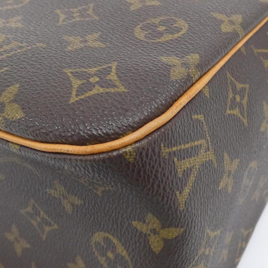 Louis Vuitton Monogram Marron Coated Canvas Shoulder Bag (Pre-Owned)
