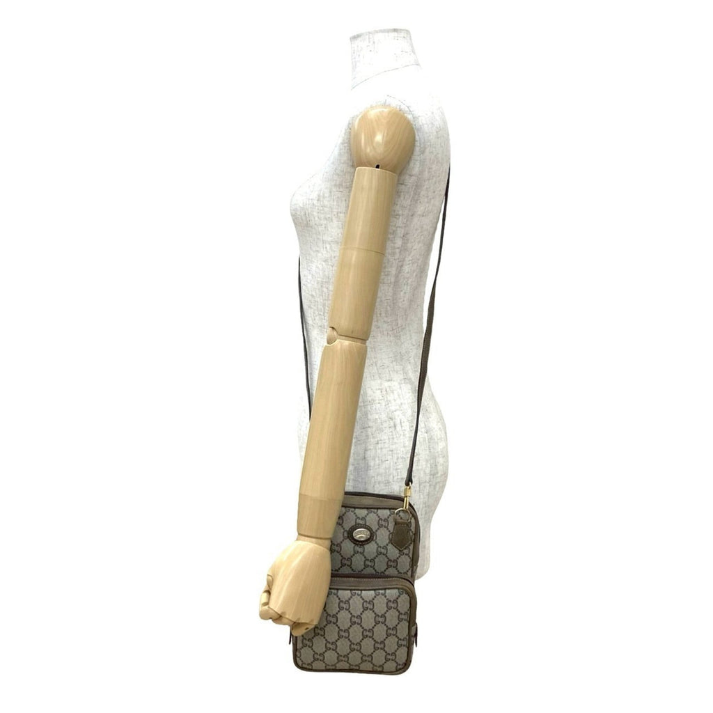 Neo Vintage Top Handle Crossbody Bag GG Coated Canvas Mini