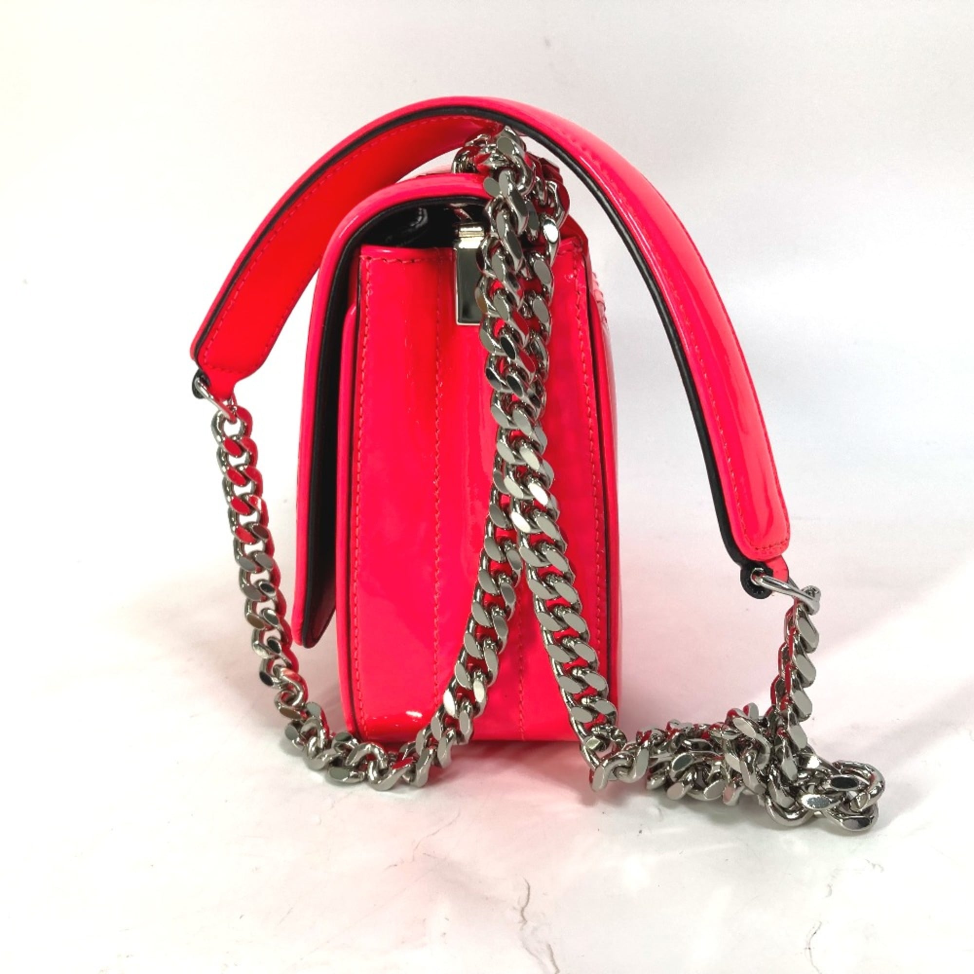 Vicky Crossbody Bag Vertical Quilted Patent Small