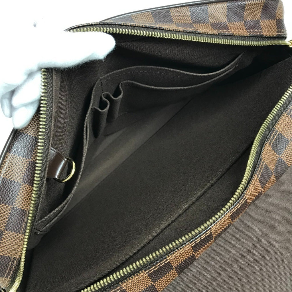 Louis Vuitton Damier Brown Ebene Damier Canvas Messenger Bag Shoulder Bag (Pre-Owned)