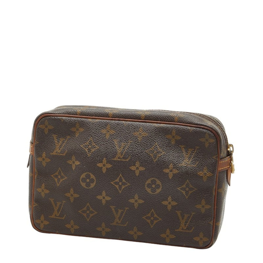 Louis Vuitton Brown Pvc Leather Briefcase (Pre-Owned)