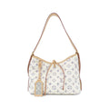Louis Vuitton Multi-Color White Jacquard Canvas Shoulder Bag (Pre-Owned)