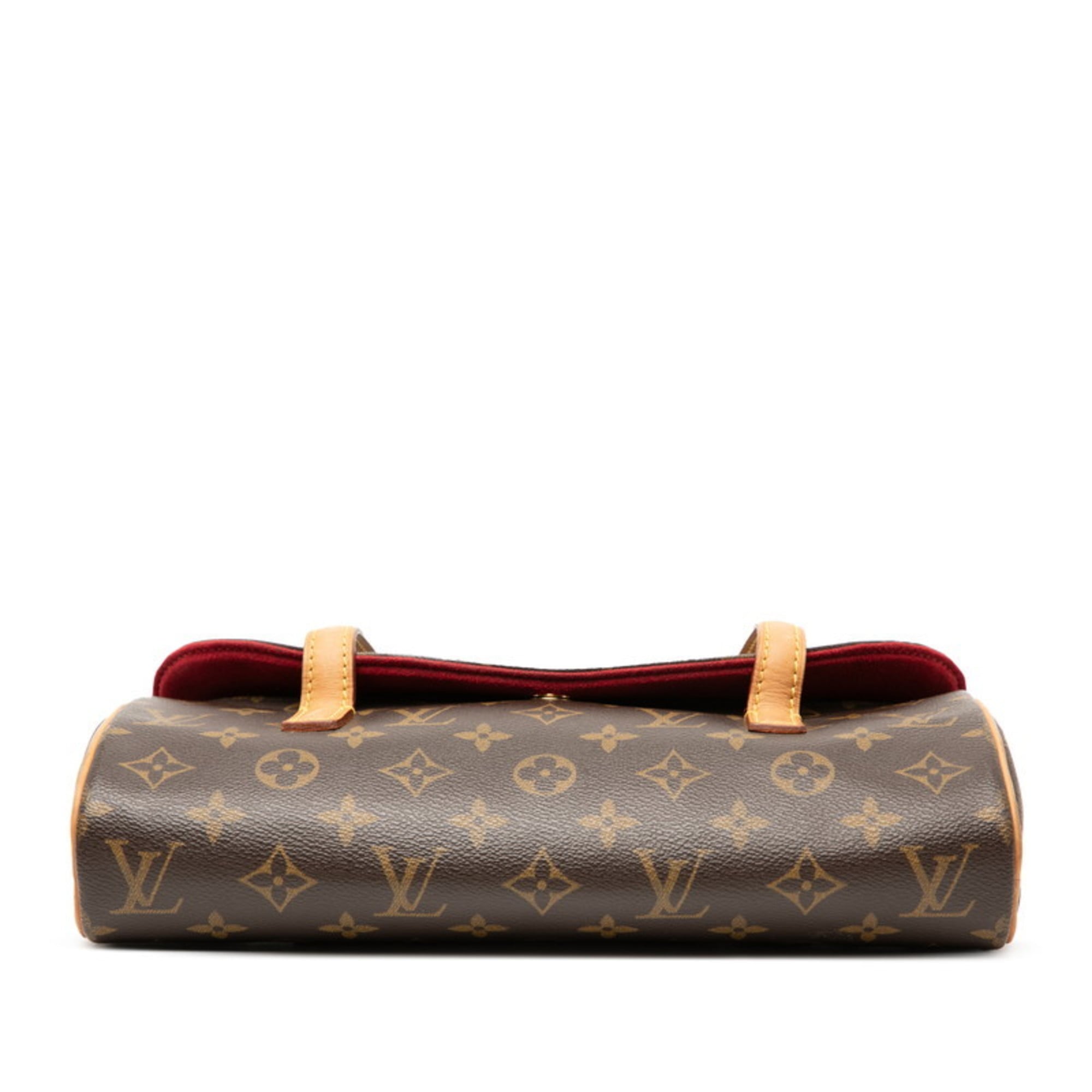 Louis Vuitton Brown Pvc Leather Handbag (Pre-Owned)