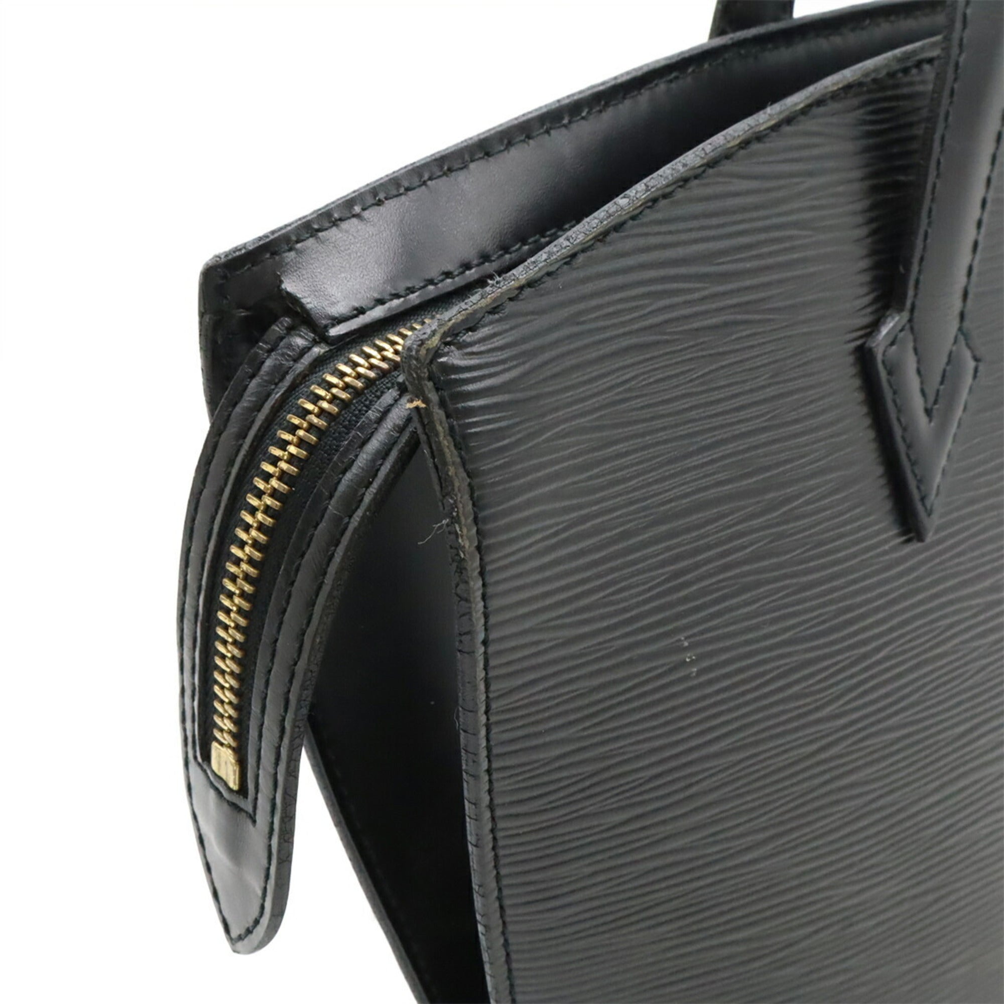 Louis Vuitton Black Noir Epi Leather Handbag Tote Bag (Pre-Owned)