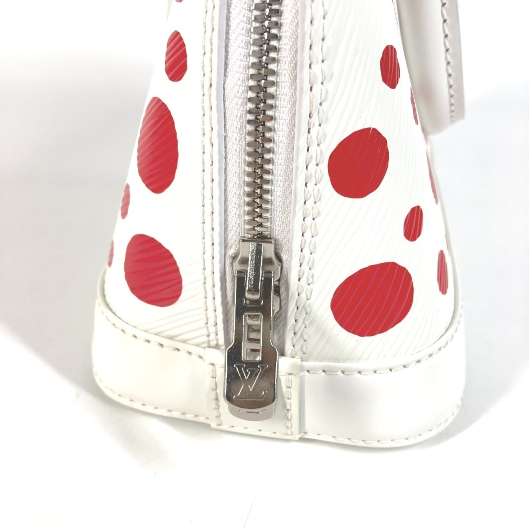 Louis Vuitton Yayoi Kusama Red Color White Epi Leather Handbag Shoulder Bag (Pre-Owned)