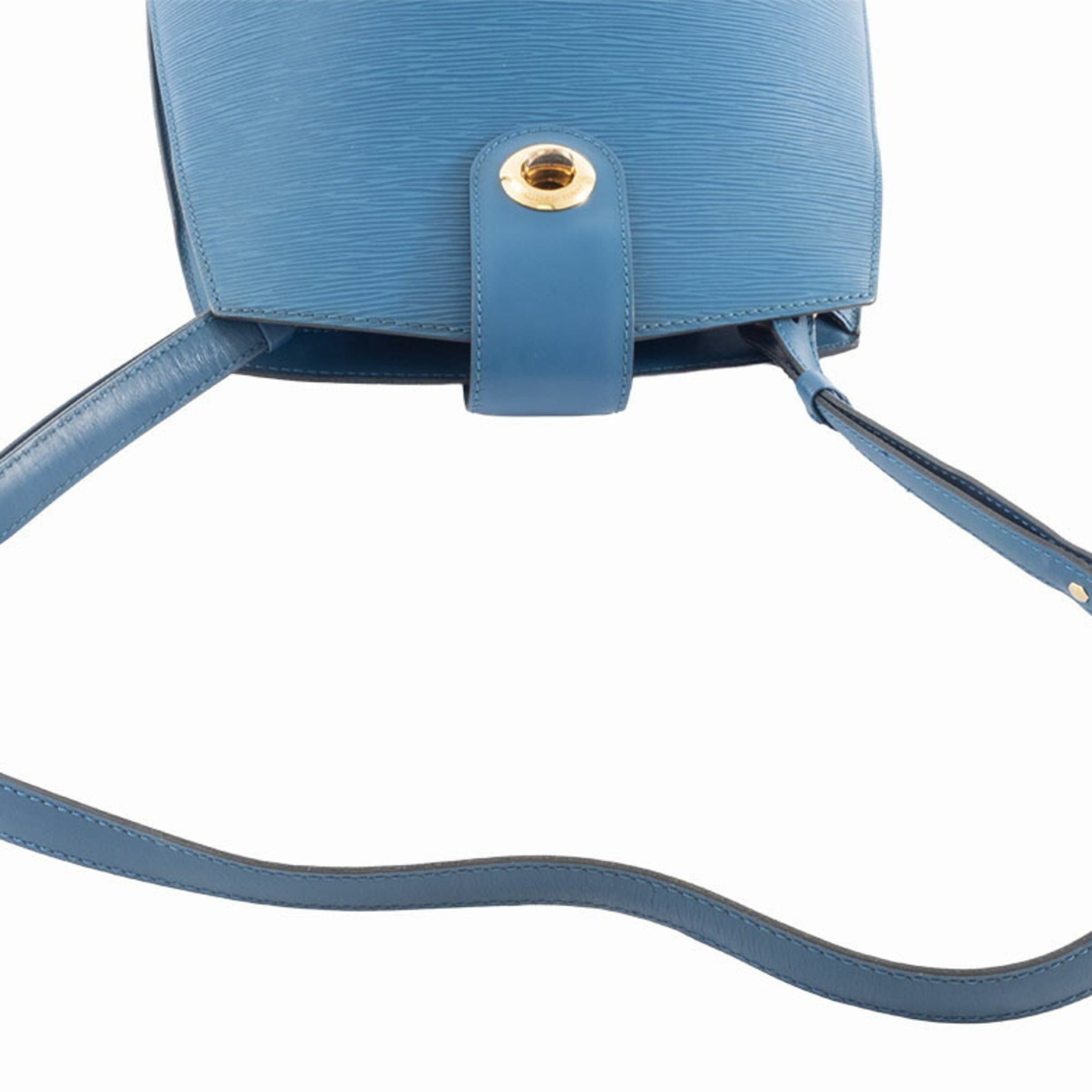 Louis Vuitton Epi Toledo Blue Epi Leather Shoulder Bag (Pre-Owned)