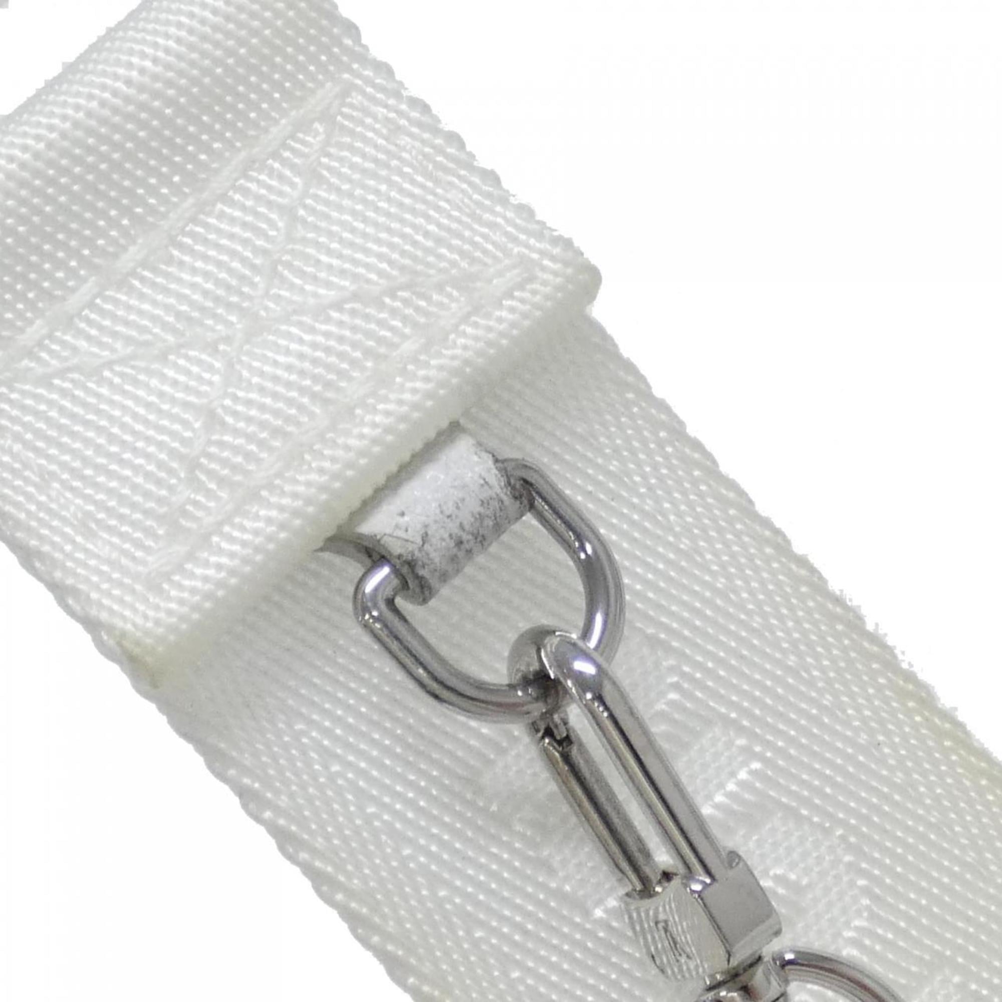 Louis Vuitton Damier Blanc Leather Shoulder Bag (Pre-Owned)