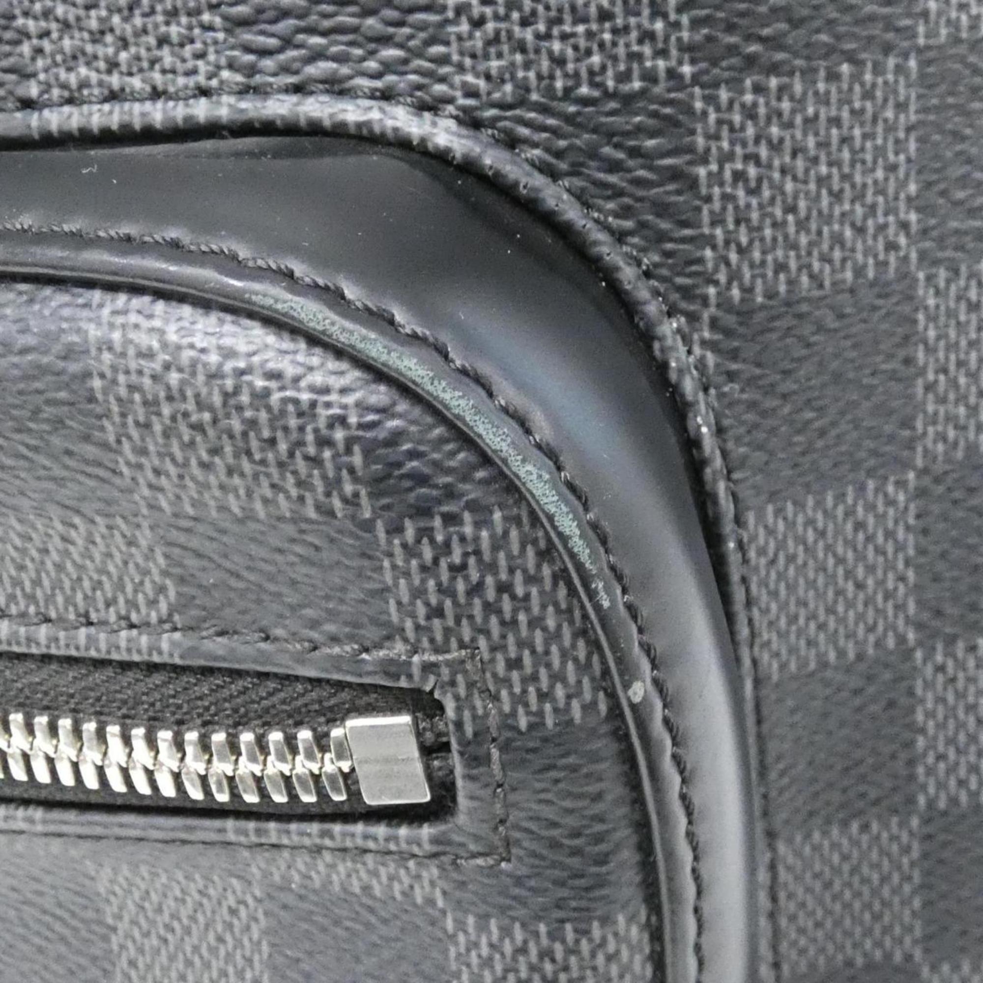 Louis Vuitton Graphite Coated Canvas Backpack (Pre-Owned)