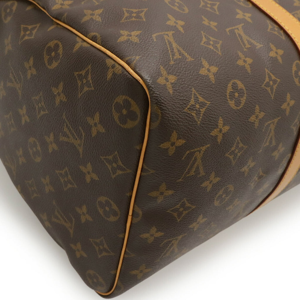 Louis Vuitton Brown Pvc Boston Bag Handbag (Pre-Owned)