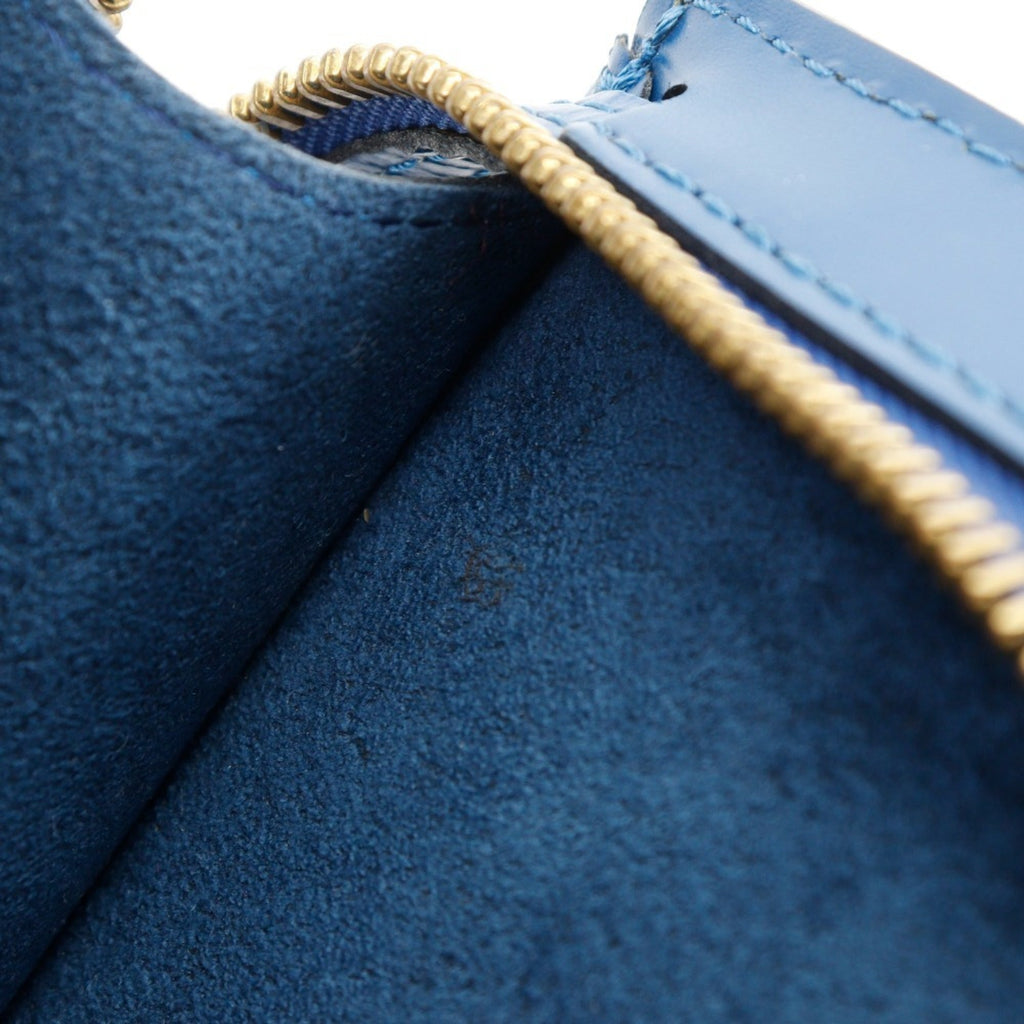 Louis Vuitton Epi Blue Toledo Blue Epi Leather Handbag (Pre-Owned)
