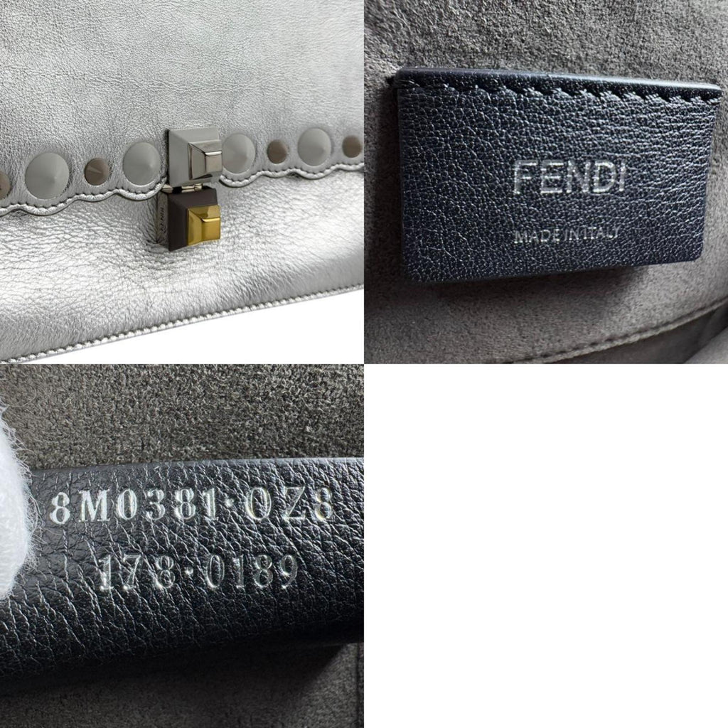 Kan I Bag Pearl Embellished Leather Small