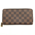 Louis Vuitton Brown Damier Canvas Ebene Damier Canvas Long Wallet (Bi-Fold) (Pre-Owned)