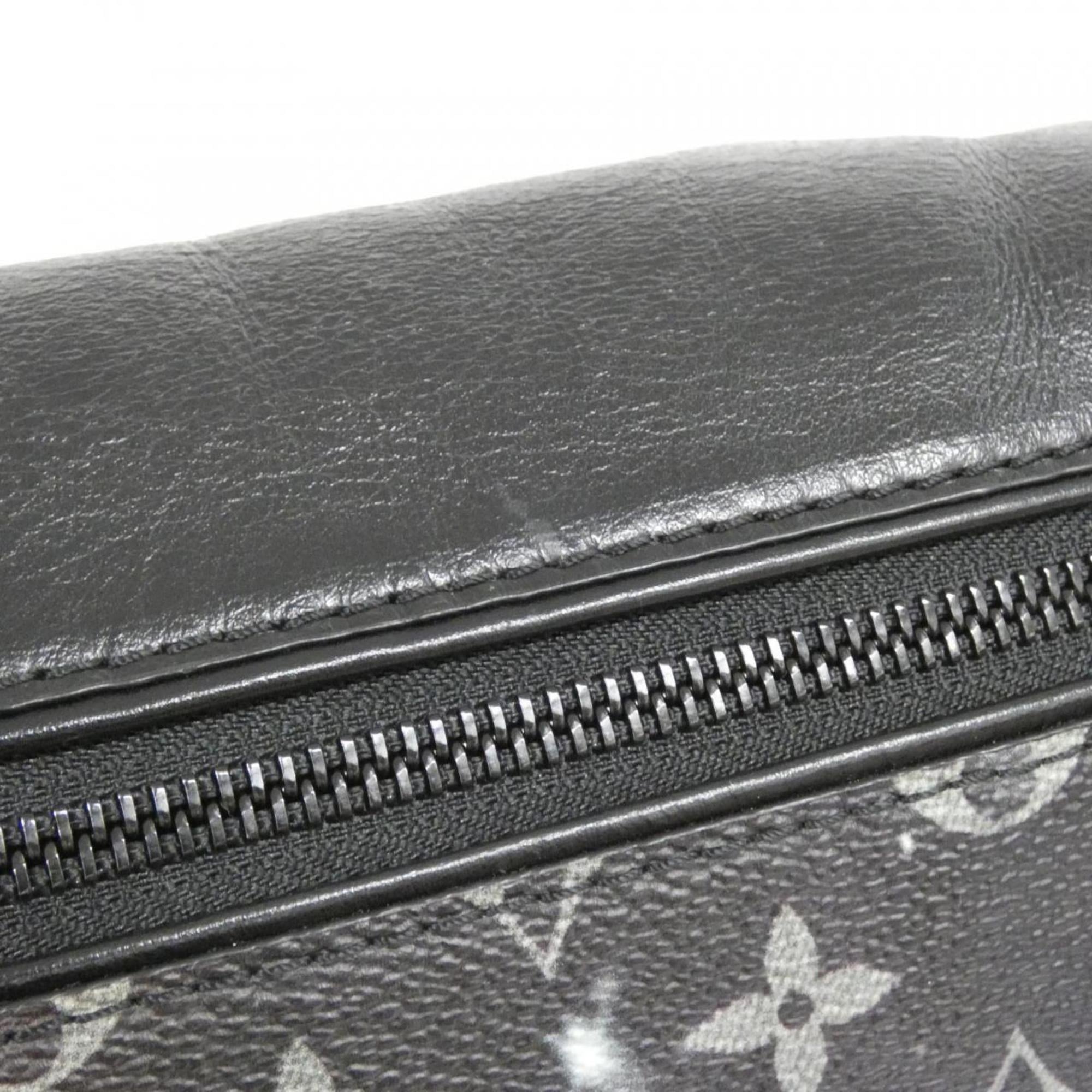Louis Vuitton Black Coated Canvas Shoulder Bag (Pre-Owned)