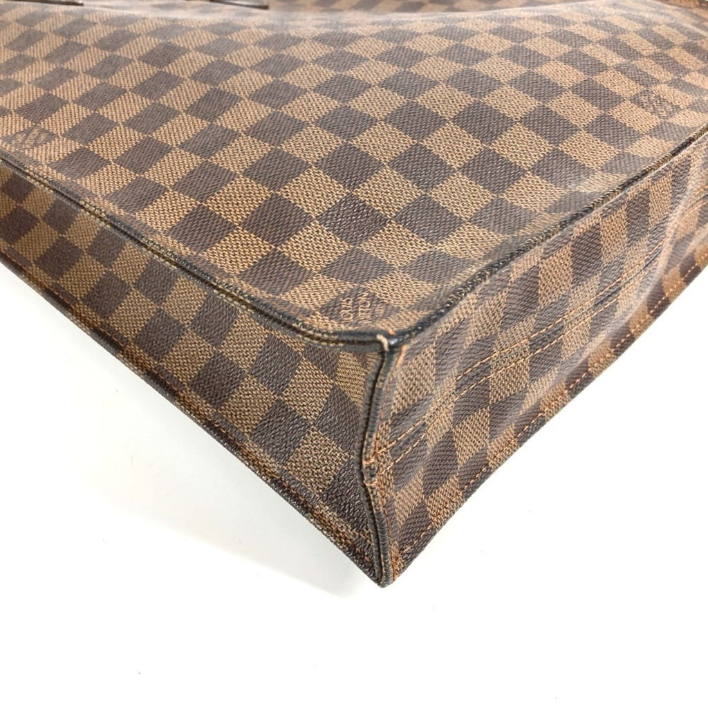 Louis Vuitton Brown Damier Canvas Ebene Damier Canvas Handbag Tote Bag (Pre-Owned)