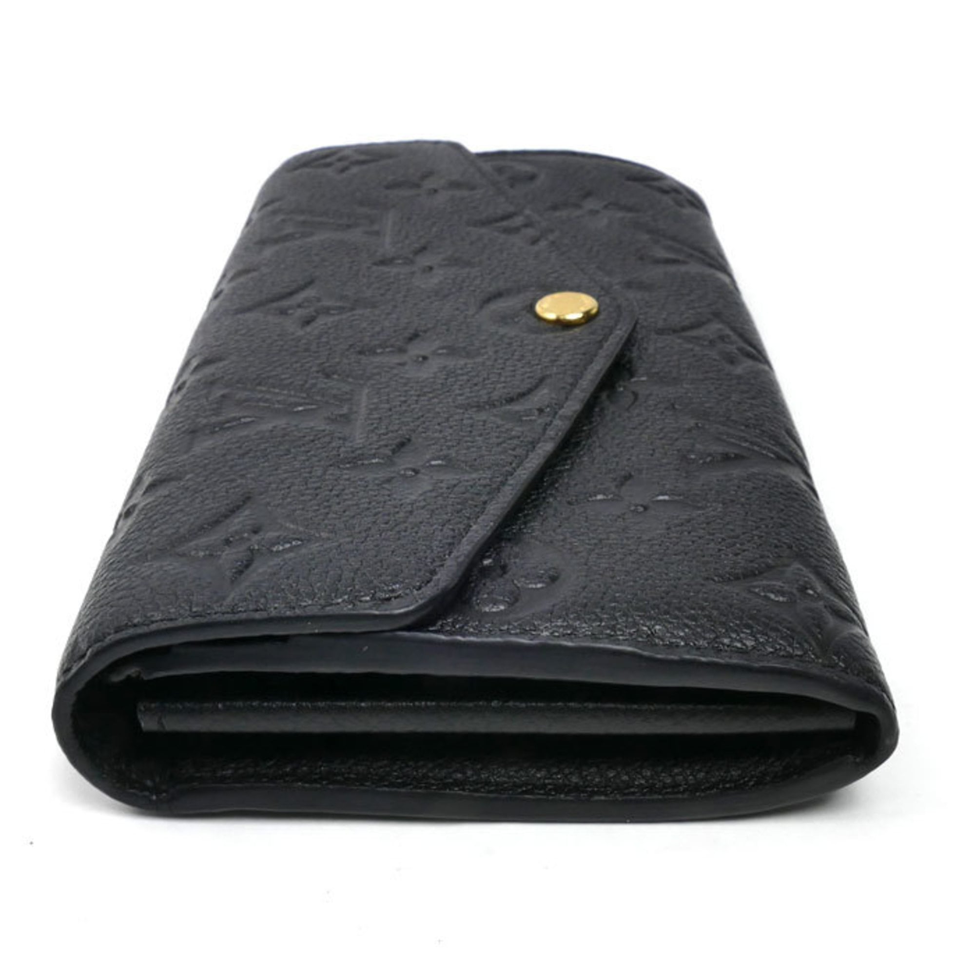 Louis Vuitton Black Monogram Empreinte Long Wallet (Bi-Fold) (Pre-Owned)