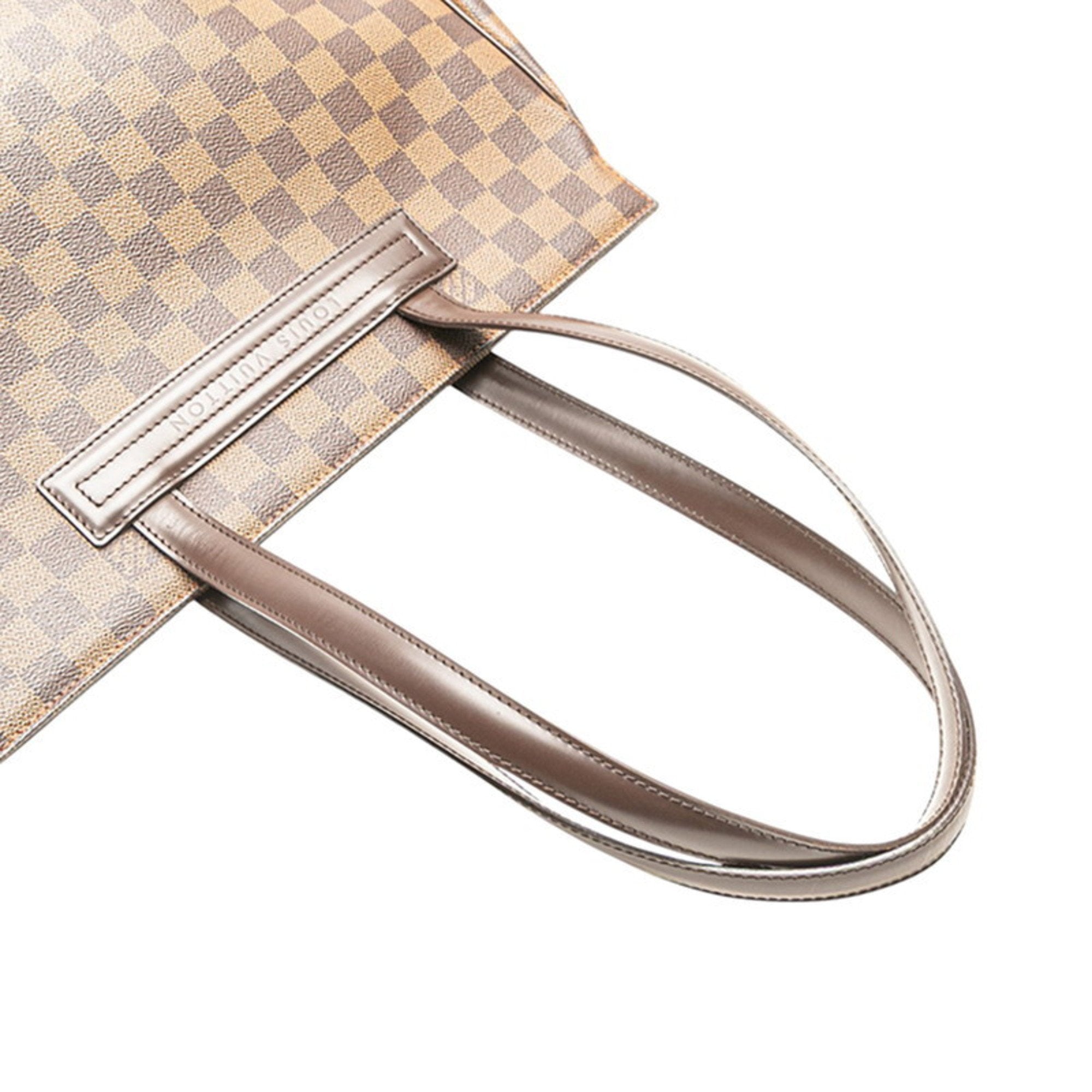 Louis Vuitton Damier Brown Pvc Leather Handbag Tote Bag (Pre-Owned)